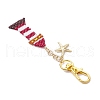 MIYUKI Delica Beaded Lighthouse Pendant Decorations HJEW-MZ00205-4