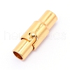 Brass Magnetic Clasps STAS-WH0038-07G-1