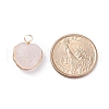 Faceted Heart Natural & Synthetic Gemstone Pendants PALLOY-JF01397-3