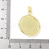 Brass Enamel Pendants KK-Z101-09G-F02-3