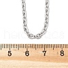 Tarnish Resistant Classic Plain 304 Stainless Steel Mens Womens Cable Chain Necklace Making STAS-P045-03P-4