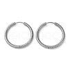 304 Stainless Steel Huggie Hoop Earrings EJEW-H111-01G-P-1