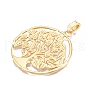 The Tree of Life Rack Plating Alloy Big Pendants FIND-N005-37G-2