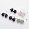 Natural Gemstone Dangle Earrings EJEW-JE02192-1