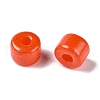 Opaque Baking Paint Glass Seed Beads SEED-T008-02J-4