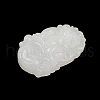 Natural White Jade Carved Pendants G-S384-01H-3