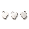 Non-Tarnish 304 Stainless Steel Charms STAS-H128-07P-1