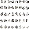 Tibetan Style Alloy European Beads TIBE-NB0001-18AS-LF-1