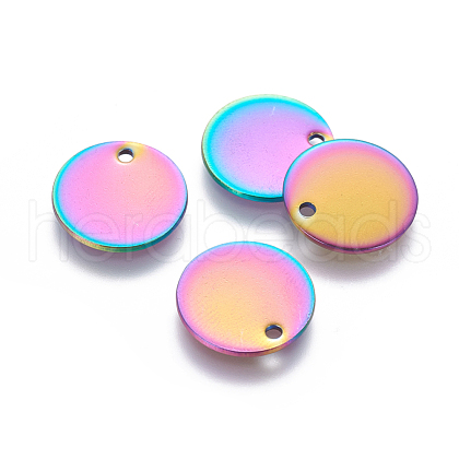 Ion Plating(IP) 304 Stainless Steel Charms STAS-L216-13D-1