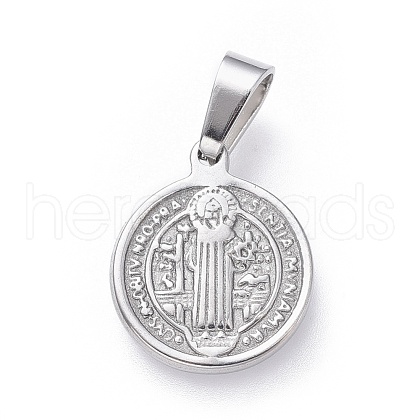 Non-Tarnish 304 Stainless Steel Pendants X-STAS-H458-36P-D-1