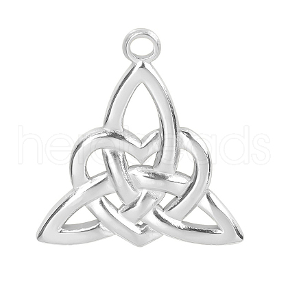 Non-Tarnish 201 Stainless Steel Pendants FIND-PW0004-26P-1