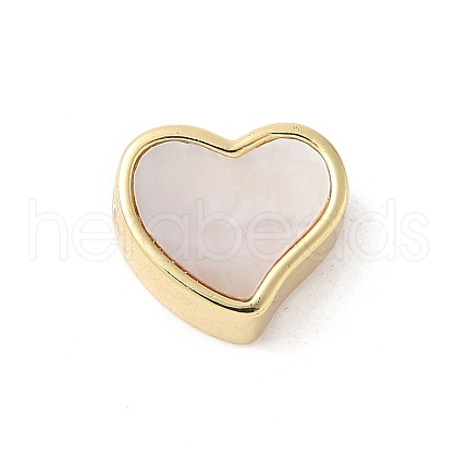 Rack Plating Brass Beads KK-S522-21G-1