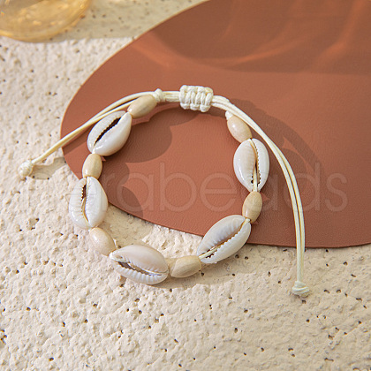 Bohemian Shell Braided Beaded Bracelets MO6644-7-1