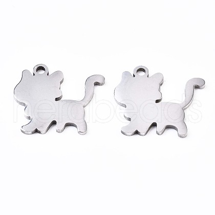 Non-Tarnish 201 Stainless Steel Charms STAS-S110-094P-1