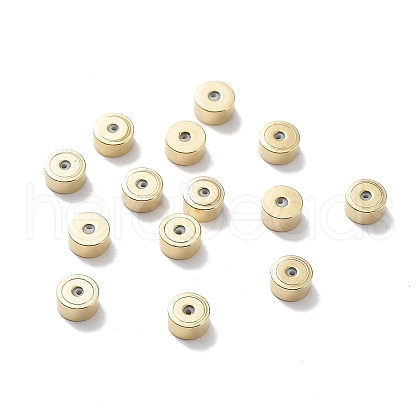 Water Plating Brass Beads X-KK-E046-21G-01-1