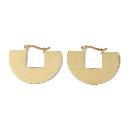 304 Stainless Steel Earrings EJEW-U004-09G-1