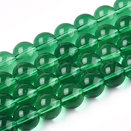 Transparent Glass Beads Strands GLAA-T032-T4mm-21-1