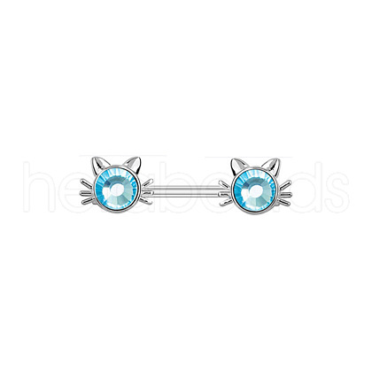 316L Surgical Stainless Steel Nipple Rings WGBF921-05-1