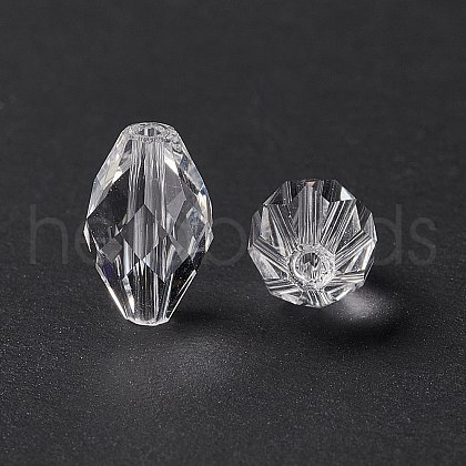 Imitation Austrian Crystal Beads SWAR-F054-9x6mm-01-1