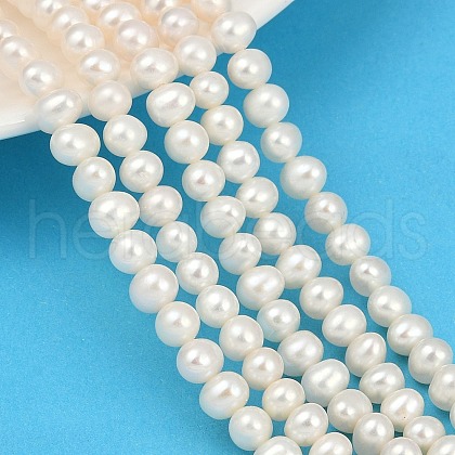 Natural Cultured Pearl Beads Strands PEAR-I007-07R-04-1