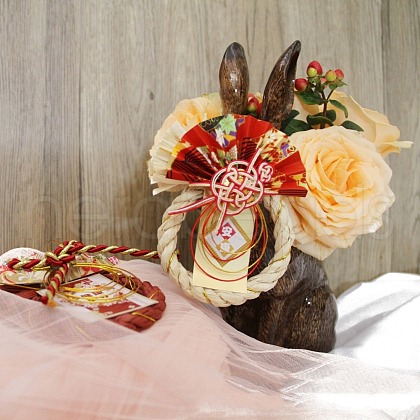 Paper Japanese Wreath Shimenawa Hanging Ornaments PW-WG0A926-06-1