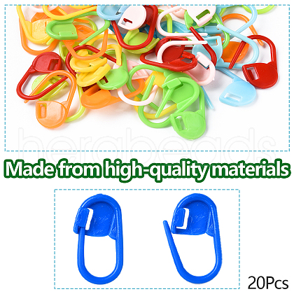 ABS Plastic Knitting Stitch Marker DIY-YWC0003-03A-1
