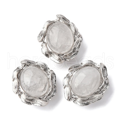 Natural Quartz Crystal Oval Multi-Strand Links G-G207-02P-10-1
