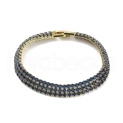 Cubic Zirconia Tennis Bracelets for Women Girl Gift BJEW-F450-04G-04-1