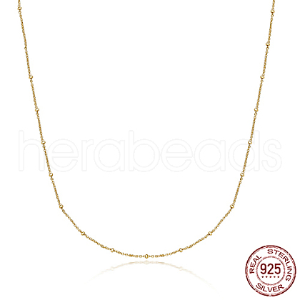 925 Sterling Silver Satellite Chains Necklaces HR8525-4-1
