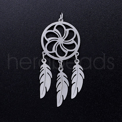Non-Tarnish 201 Stainless Steel Pendants STAS-S105-JN351-1-1