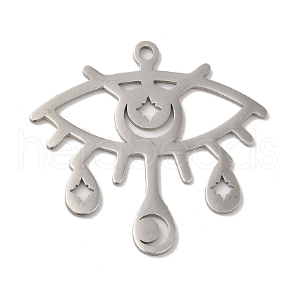 201 Stainless Steel Pendants STAS-B049-03P-1