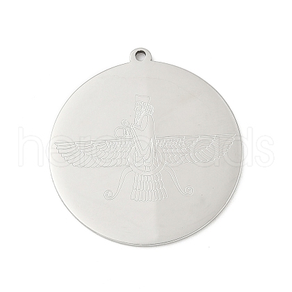 304 Stainless Steel Pendants STAS-G355-11P-1