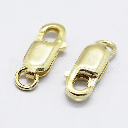 925 Sterling Silver Lobster Claw Clasps STER-K167-075A-G-1