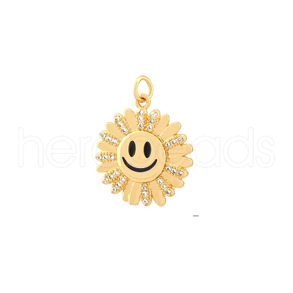Brass Micro Pave Cubic Zirconia Pendants PW-WGE8ABD-06-1
