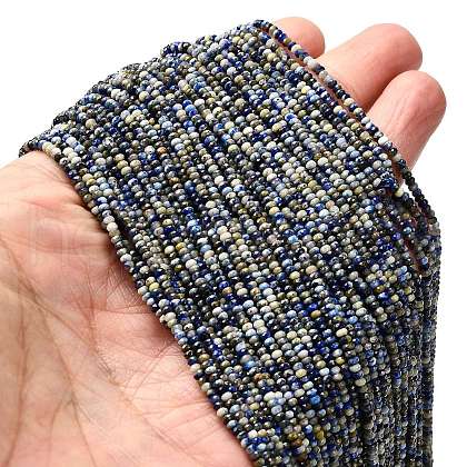 Natural Lapis Lazuli Beads Strands G-RM2025-D04-A-1