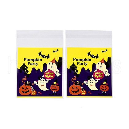 Halloween Theme Plastic Bakeware Bag OPP-Q004-01E-1