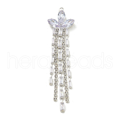 Brass Rhinestone Pendants KK-I715-13S-01-1