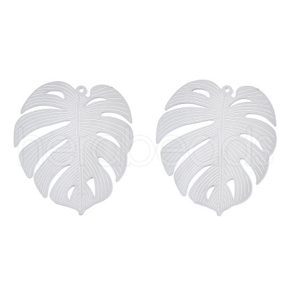 Non-Tarnish 304 Stainless Steel Filigree Pendants X-STAS-S118-051-1