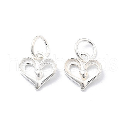 925 Sterling Silver Heart Charms STER-D302-03S-1