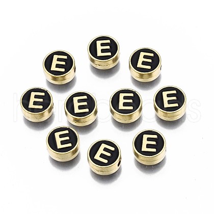 Alloy Enamel Beads ENAM-N052-006-02E-RS-1