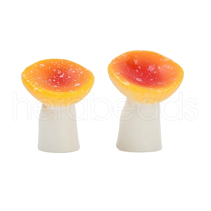 Mushroom Series Resin Display Decorations DJEW-S002-01E-1