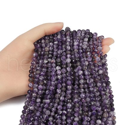 Natural Amethyst Beads Strands G-RM2025-B38-6mm-1
