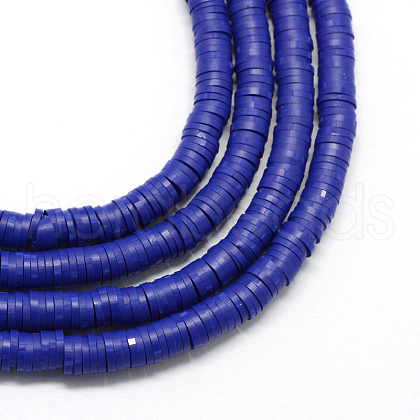 Handmade Polymer Clay Beads CLAY-R067-6.0mm-A09-1