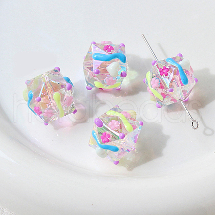 Transparent Acrylic Beads WG39989-15-1