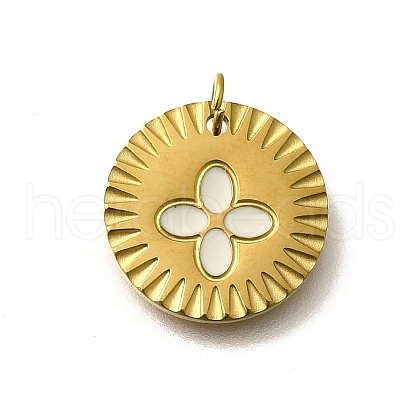 304 Stainless Steel Enamel Charms STAS-R153-13G-1