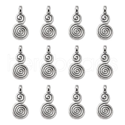 Helix Tibetan Style Alloy Pendants LF0038Y-NF-1