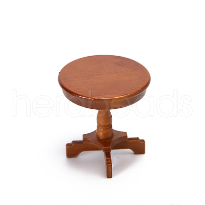 Miniature Wooden Round Coffee Table MIMO-PW0001-092C-1