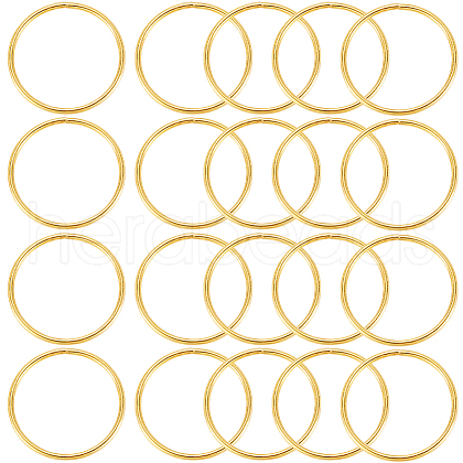 SOFPLATE Iron Open Jump Rings FIND-SP0002-63E-1