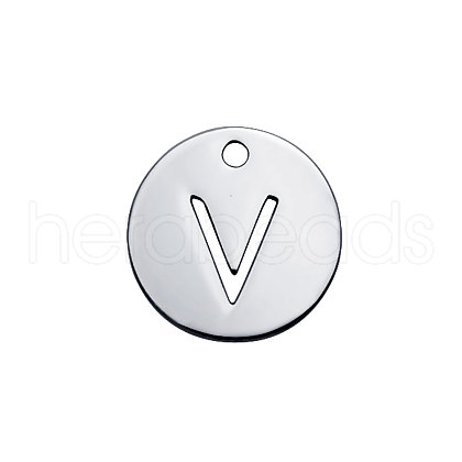 201 Stainless Steel Charms STAS-Q201-T051-V-1