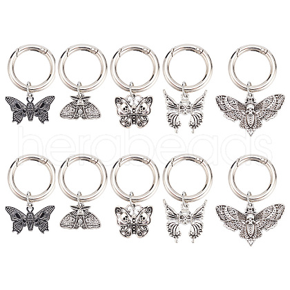 Halloween Alloy Enamel Shoe Charms PALLOY-AB00063-1